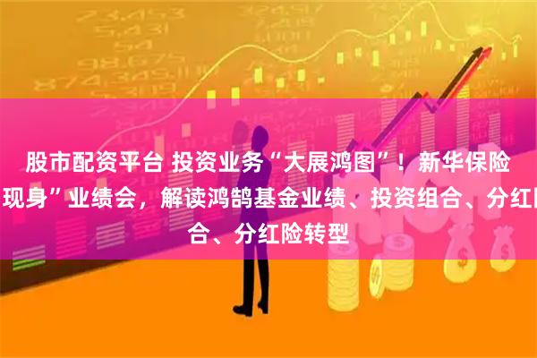 股市配资平台 投资业务“大展鸿图”！新华保险高管“现身”业绩会，解读鸿鹄基金业绩、投资组合、分红险转型