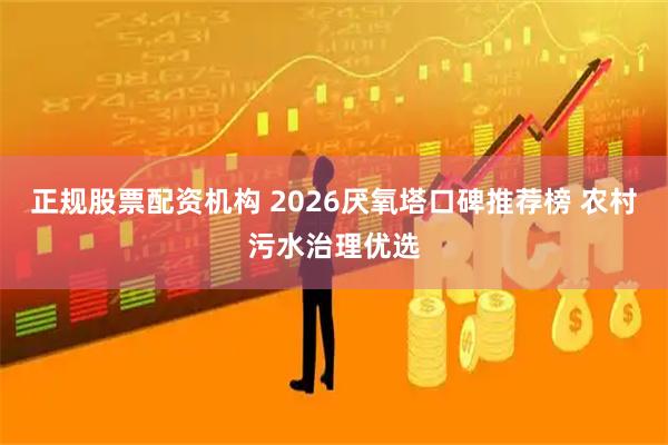 正规股票配资机构 2026厌氧塔口碑推荐榜 农村污水治理优选