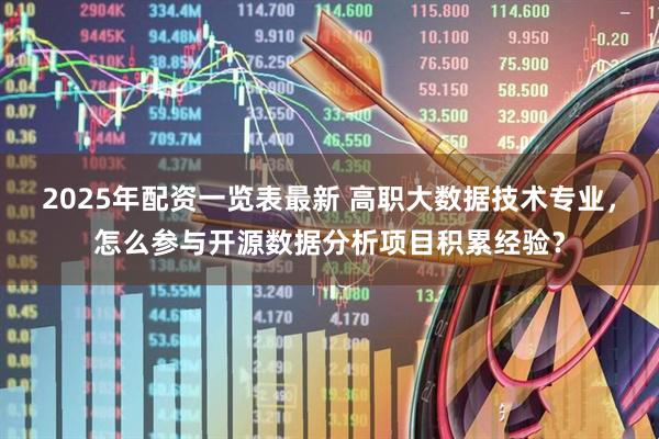 2025年配资一览表最新 高职大数据技术专业，怎么参与开源数据分析项目积累经验？