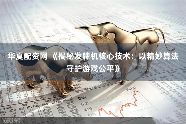 华夏配资网 《揭秘发牌机核心技术：以精妙算法守护游戏公平》
