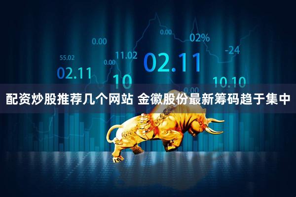 配资炒股推荐几个网站 金徽股份最新筹码趋于集中
